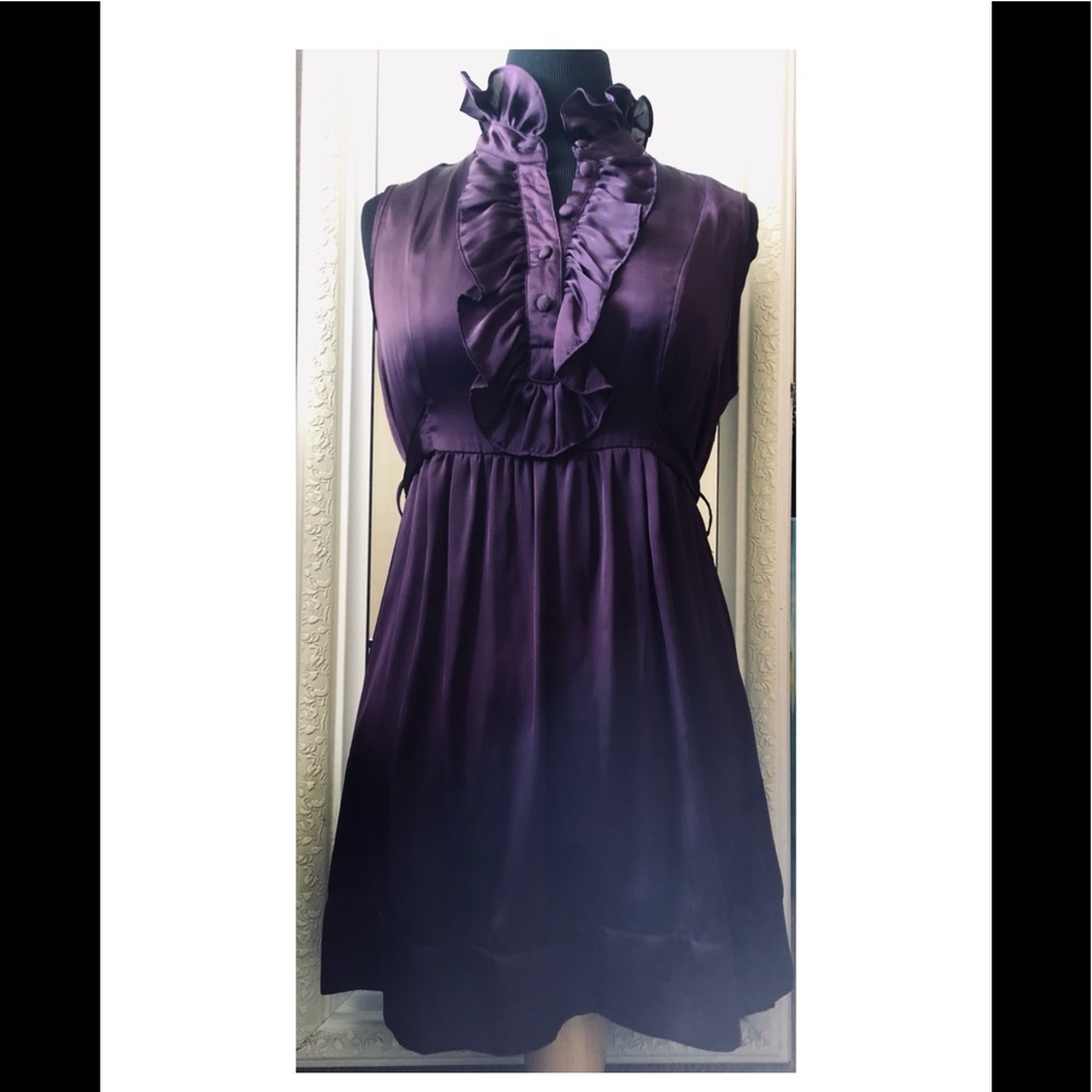 Forever 21 purple satiny feeling dress